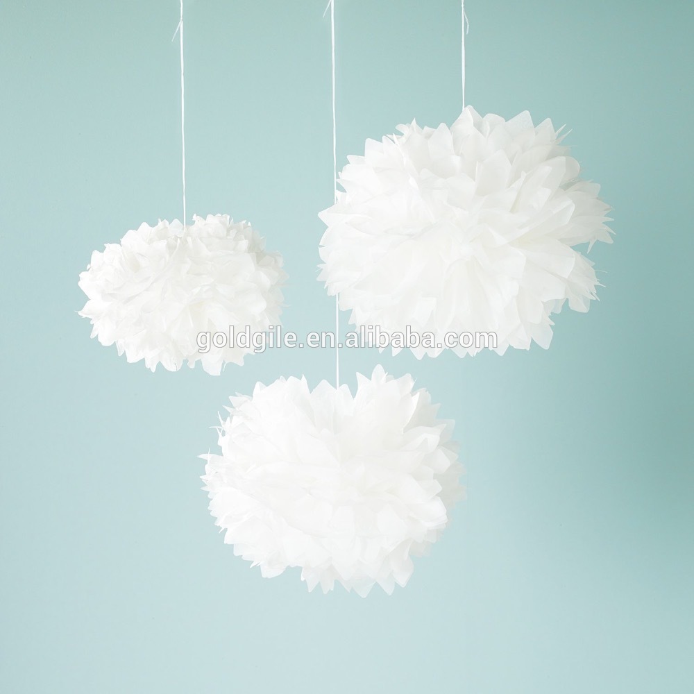 Goldgile Most Popular Tissue Pom Poms with V Shape